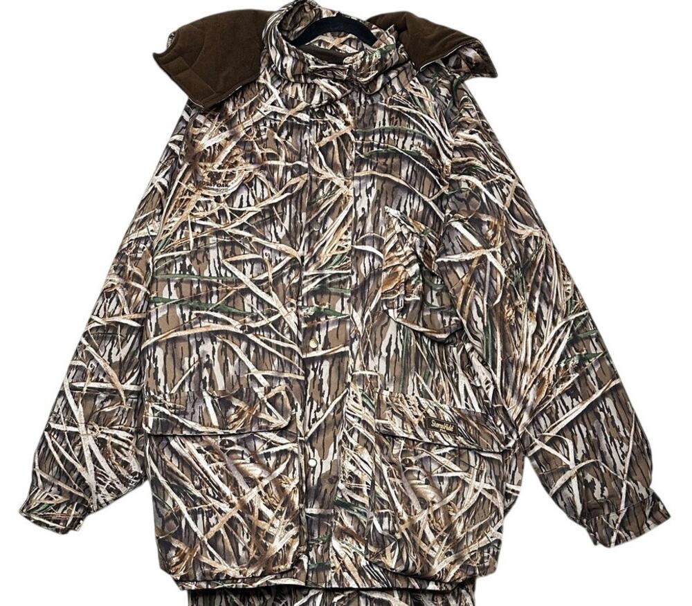 Gamehide Camo Mossy Oak Insulated Hunting Coat Shadow Grass Outdoor Mens XXL